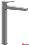 Смеситель для умывальника Armatura Malaga Gun Metal Grey (высокий)