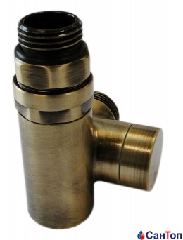 Клапан зворотного потоку SCHLOSSER  Combi Plus, антична латунь, форма ліва GW M22x1,5 x 16 × 2