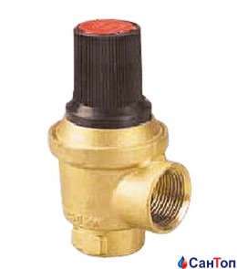 Предохранительный клапан Herz, 0-110 ° С, для котла мощностью до 75 кВт, DN = 15 PN 6