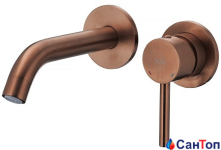 Змішувач для умивальника Armatura Moza Brushed Rose Gold прихованого монтажу