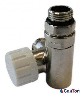 Клапан SCHLOSSER Combi Plus термостатичний, сталь, форма права GW M22x1,5 x 16 × 2