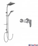 Комплект для ванни Armatura змішувач Granit і душова система Gaja