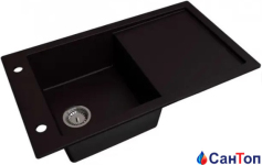 Гранітна кухонна мийка AXIS Tramontana, dark chocolate