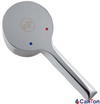 Ручка смесителя для кухни Armatura Angelit White-Chrome, Ø40 мм