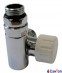 Клапан SCHLOSSER Combi Plus термостатичний, хром, форма ліва GW M22x1,5x16x2