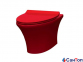Унітаз Idevit Rena, червоний, без сидіння (690x390x395 мм)