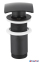 Донный клапан Armatura черный для умывальника (68 мм, без перелива, квадрат)