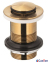 Донний клапан для умивальника Armatura Klik-Klak Gold (Ø 62 мм) без переливу