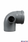 Колено 110/90° Sanibud сложное  с левым отводом 50 мм
