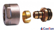 Резьбовое соединение для пластиковых труб (фитинг) SCHLOSSER — Никель GW 3/4 — 16×2