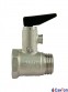 Предохранительный клапан Tiemme 1/2 НВ 8.5 бар с ручкой для водонагревателя